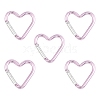 5Pcs Zinc Alloy Spring Gate Rings FIND-YW0010-59K-1
