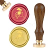 DIY Wood Wax Seal Stamp AJEW-WH0131-112-1