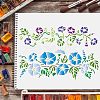 Large Plastic Reusable Drawing Painting Stencils Templates DIY-WH0202-215-5