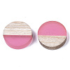 Resin & Wood Cabochons RESI-R425-05H-2