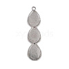 Alloy Pendant Cabochon Settings LS-PALLOY-Q428-01P-1