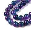 Dyed Natural White Jade Beads Strands G-T138-10mm-210-20-3