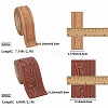 2Pcs 2 Styles Self-Adhesive Wall Stickers DIY-CP0012-21A-2