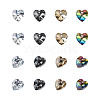 Electroplated Glass Charms EGLA-TA0001-07-9