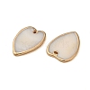 Natural Freshwater Shell Pendants SHEL-M021-15G-2