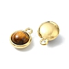 Natural Tiger Eye Charms STAS-L080-009G-07-2