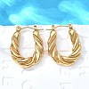 304 Stainless Steel Hoop Earrings for Women EJEW-L296-081G-1