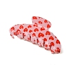 Heart Pattern Acrylic Claw Hair Clips PW-WGB556A-01-2