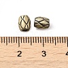 Tibetan Style Rack Plating Brass Bead KK-Q805-25AB-3