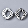 Spray Painted CCB Plastic Linking Rings LS-CCB-Q091-019A-3