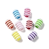 Opaque Acrylic European Beads SACR-P031-12A-1