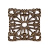 Tibetan Style Brass Filigree Joiners Links FIND-TAC0002-038AB-2