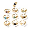 304 Stainless Steel Cuff Open Rings for Women GG-CBAE295-01G-2