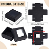 Square Kraft Paper Storage Gift Boxes CON-WH0095-100B-02-2