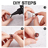 ARRICRAFT DIY Gemstone Finger Ring Making Kit DIY-AR0003-04-4