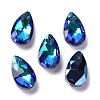 Faceted Teardrop Glass Pendants GLAA-O008-A19-1