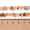 Natural Yellow Hematoid Quartz/Golden Healer Quartz Beads Strands G-C268-B01-01-5
