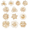 13Pcs 13 Styles Brass Bead Caps KK-TA0008-26KCG-3
