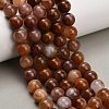 Natural Red Hematoid Quartz Beads Strands G-G475-A01-10mm-1