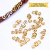 Plated Alloy Hair Coil Cuffs OHAR-PH0001-20-4