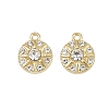 Alloy Rhinestone Pendants PALLOY-P311-03G-1