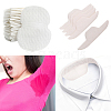 CHGCRAFT 40Pcs Non-Woven Fabric Neck Collar Sweat Pads AJEW-CA0003-15-6