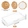 CRASPIRE 60Pcs Adhesive Wax Seal Stickers DIY-CP0006-30-22-2