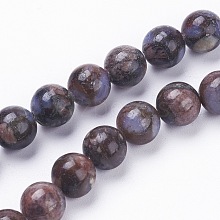 Natural Glaucophane Beads Strands G-G735-54-8mm