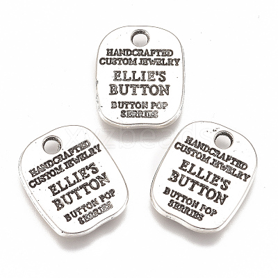 Alloy Quote Charms X-PALLOY-F260-02AS-1