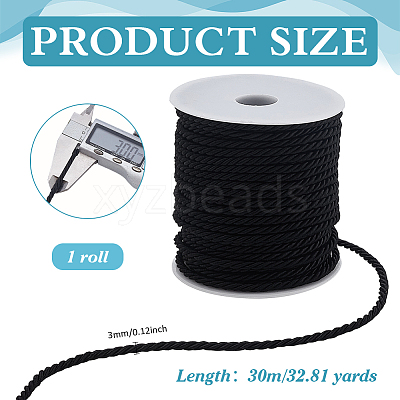1 Roll 30M 3-Ply Polyester Twisted Cord OCOR-PH0007-19E-1