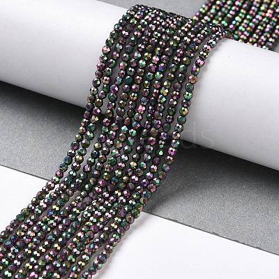 Electroplate Glass Beads Strands LS-GLAA-H021-01A-FP14-1