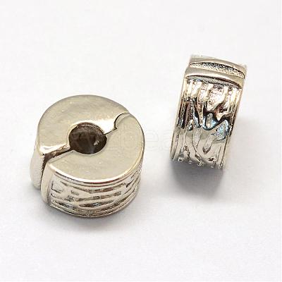 Alloy European Style Clasps PDLC-R001-08P-1