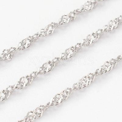 Tarnish Resistant 304 Stainless Steel Singapore Chains CHS-H007-12P-1