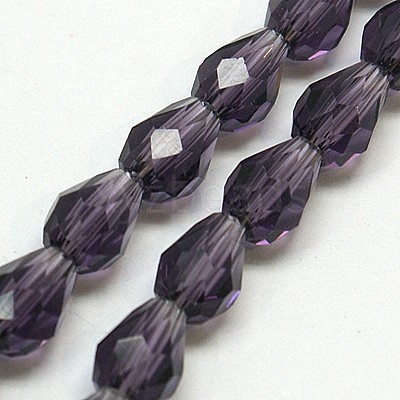 Glass Beads Strands EGLA-E010-10x15mm-16-1