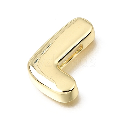 Brass Slide Charms KK-Z163-01G-L-1