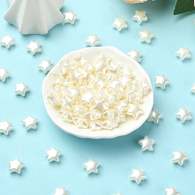 ABS Plastic Imitation Pearl Beads OACR-YW0001-85E-1
