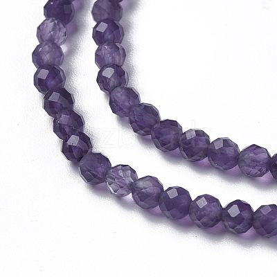 Natural Amethyst Beads Strands G-F596-13-2mm-1
