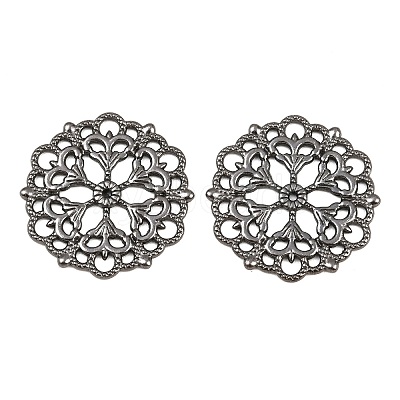 Tibetan Style Filigree Joiners Links TIBE-A11623-B-LF-1
