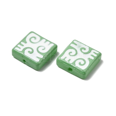 Baking Paint Glass Beads LAMP-Z017-03C-1
