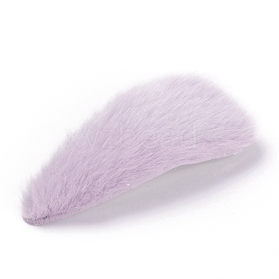 Tarnish Resistant Plush Snap Hair Clips X-PHAR-P004-07-1