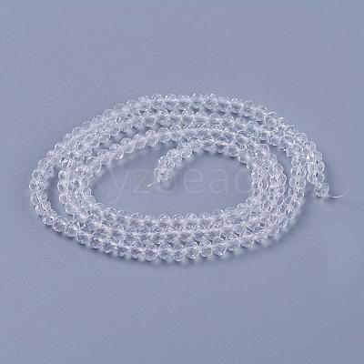 Imitation Crystal Glass Beads GLAA-D030-1-1