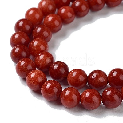 Natural Malaysia Jade Beads Strands G-A146-8mm-B09-1