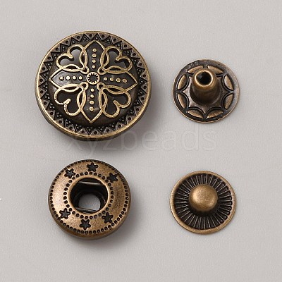 Alloy Snap Button FIND-WH0421-74H-1