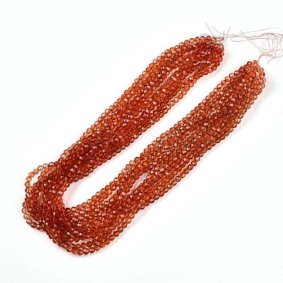 Baking Paint Transparent Glass Beads X1-DGLA-A035-T6mm-A04-1