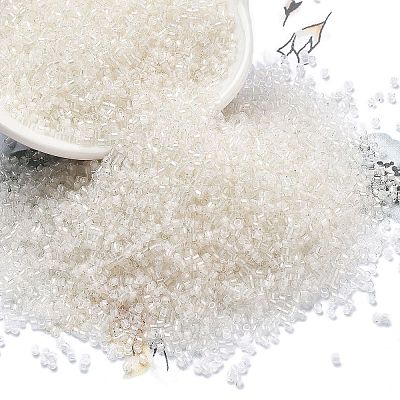 Transparent Inside Colours Glass Seed Beads SEED-H003-04A-1