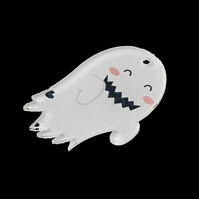 Halloween Printing Acrylic Pendants FIND-K017-05F-1