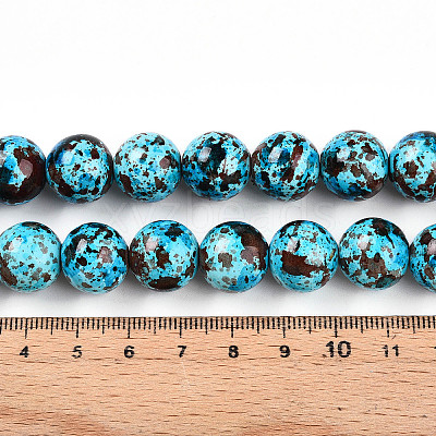 Synthetic Turquoise Beads Strands TURQ-T004-08A-10-1