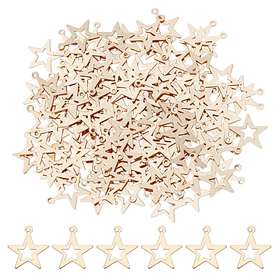 200Pcs Iron Pendants IFIN-HY0001-11-1
