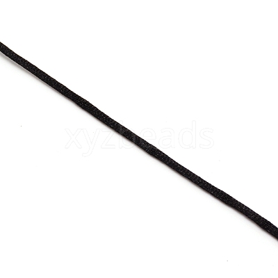 Polyester Satin Rattail Cord OCOR-WH0066-43O-1