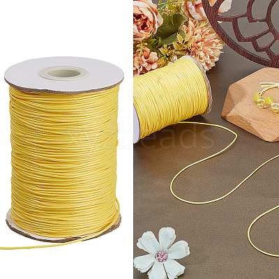 1 Roll Eco-Friendly Korean Waxed Polyester Cord YC-SP0001-03F-1